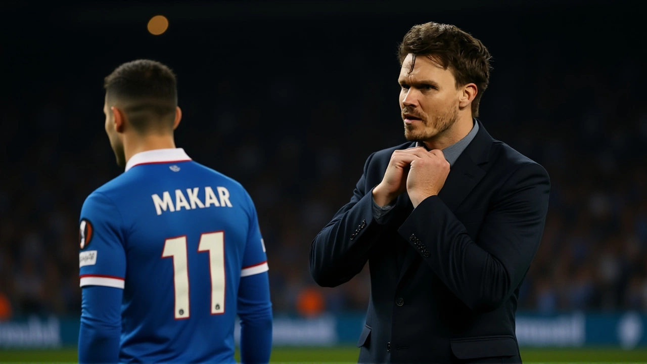 Rangers 1-1 Braga: Martinez equalizer denies Ibrox win as both teams finish with 10 men